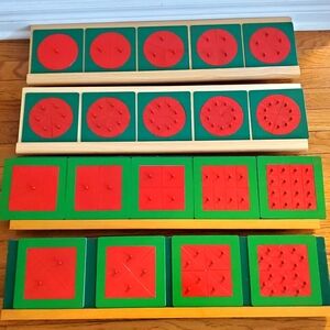 Montessori Fractions Equivalent